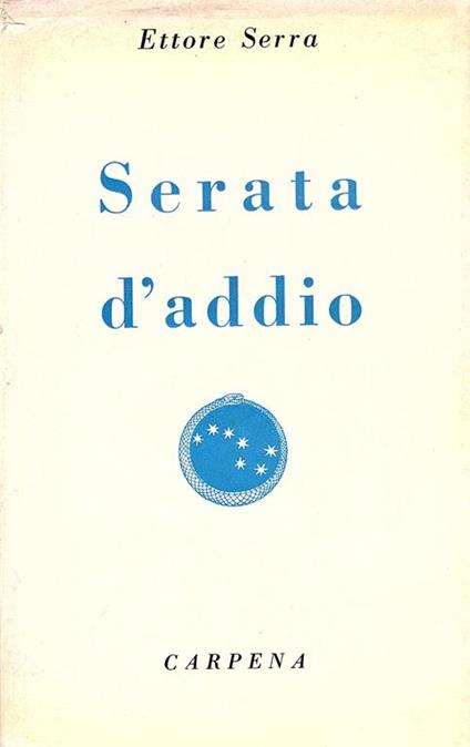 Serata d'addio - Ettore Serra - copertina