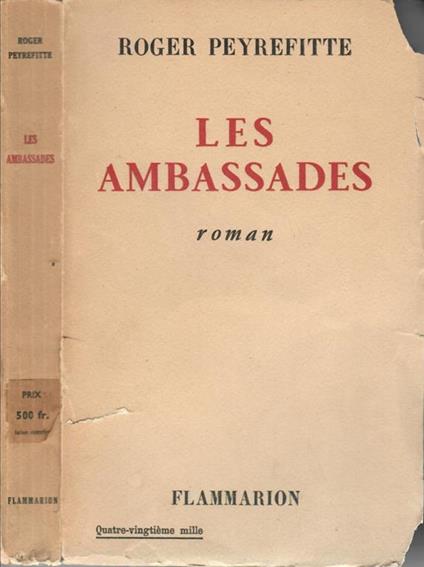Les ambassades - Roger Peyrefitte - copertina