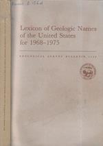 Lexicon of Geologic Names of the United States for 1968-1975