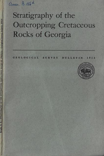 Stratigraphy of the outcropping cretaceous rocks of Georgia - copertina