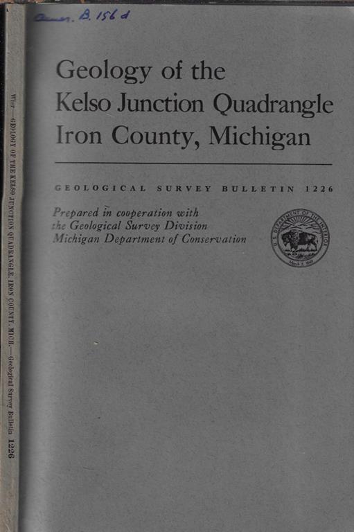 Geology of the Kelso Junction quadrangle Iron County, Michigan - copertina