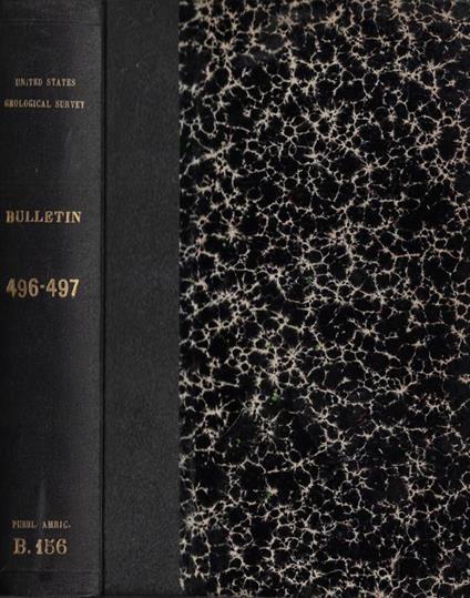 United States Geological Survey Bulletin 496, 497 - copertina