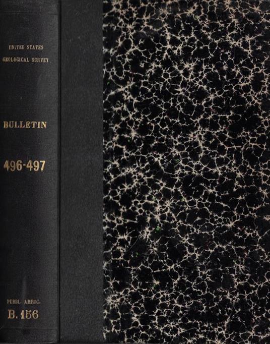 United States Geological Survey Bulletin 496, 497 - copertina