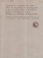 Liquefaction evidence for one or more strong holocene earthquakes in the wabash Valley of southern indiana and illinois, with a preliminary estimate of magnitude