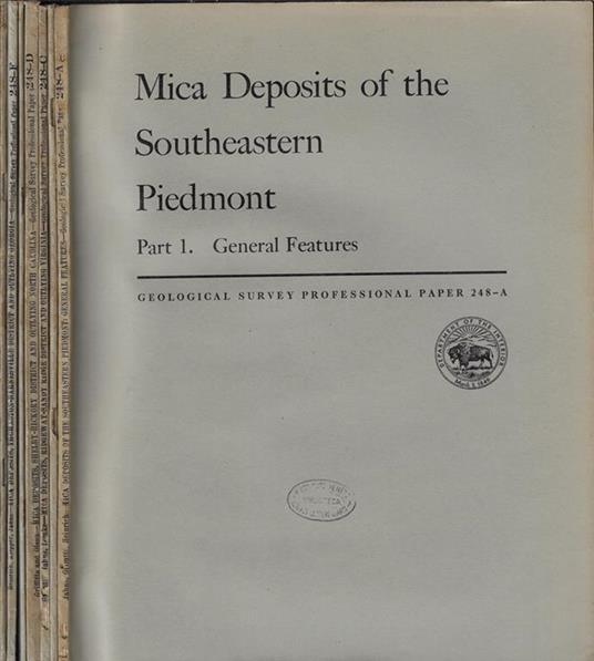 Mica Deposits of the Southeastern Piedmont - copertina