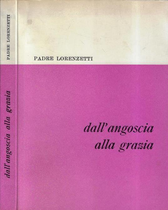 Dall'angoscia alla grazia - copertina