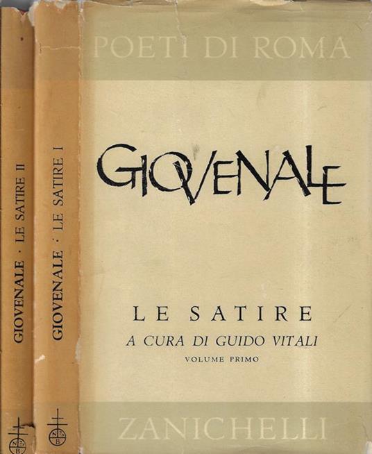 Le Satire - Decimo Giunio Giovenale - copertina