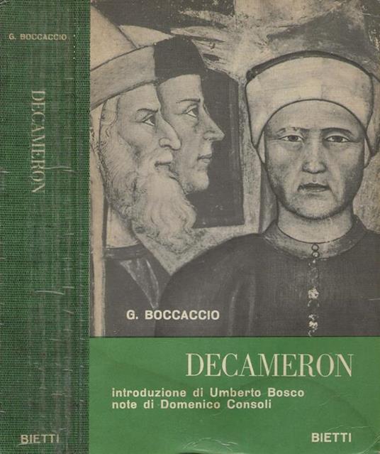 Decameron - Giovanni Boccaccio - copertina