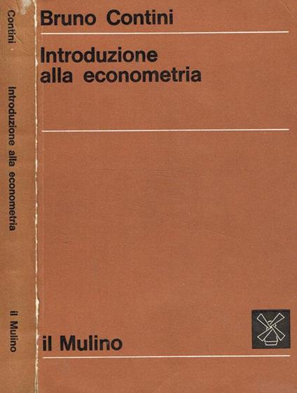 Introduzione alla econometria - Bruno Contini - copertina