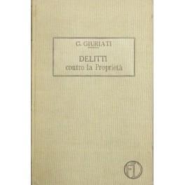 Delitti contro la proprietà - Giovanni Giuriati - copertina