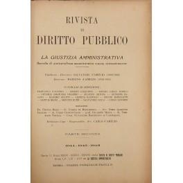 Rivista di Diritto Pubblico. La giustizia amministrativa. Parte II - copertina