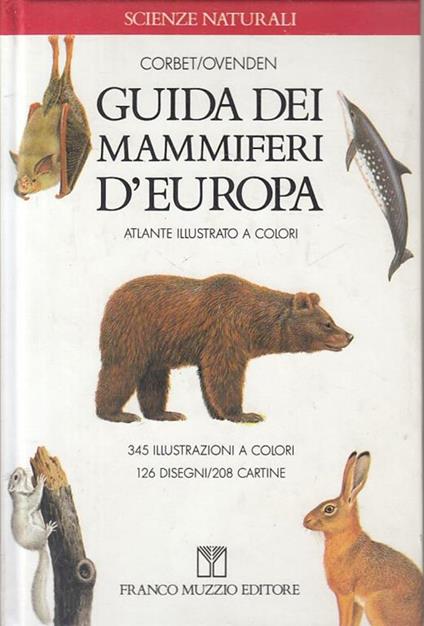 Guida Dei Mammiferi D'Europa Atlante - copertina