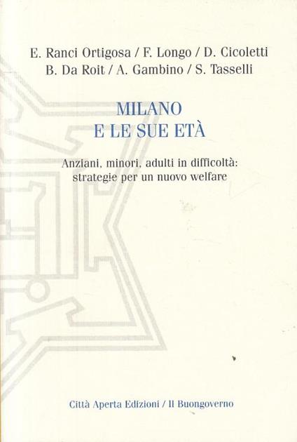 Milano e Le Sue Età Strategie Welfare - copertina