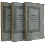 ARTICOLI VARJ DI STATISTICA ED ECONOMIA ESTRATTI DA VARJ GIORNALI E PER LA PRIMA VOLTA RACCOLTI ED ORDINATI. AGGIUNTEVI LE TAVOLE STATISTICHE E LA RISPOSTA ALLE OBBIEZIONI FATTE ALLE STESSE (opera completa in 3 volumi) - Gioja Melchiorre (1767-1829)