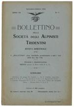 BOLLETTINO DELLA SOCIETA' DEGLI ALPINISTI TRIDENTINI. Anno VII - N. 5, Settembre-ottobre 1910