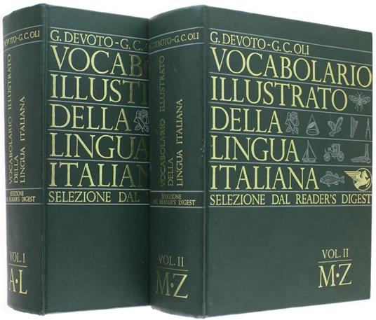VOCABOLARIO ILLUSTRATO DELLA LINGUA ITALIANA - Libro Usato - Reader's  Digest - | IBS
