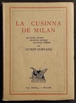 La Cusinna de Milan - G. Fontana - Ed. La Prora - 1938
