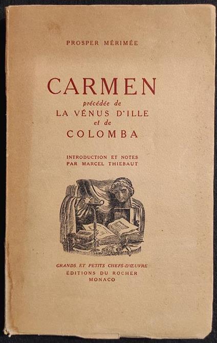 Carmen - P. Hérimée - Ed. Du Rocher - 1945 - Prosper Mérimée - copertina