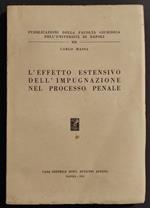 L' Effetto Estensivo Impugnazione Processo Penale - C. Massa - Ed. Jovene - 1955