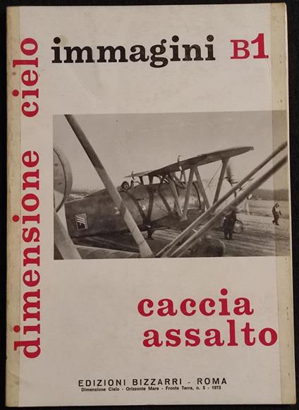 Dimensione Cielo B1 - Caccia Assalto - Aerei Italiani WWII - 1973 - copertina