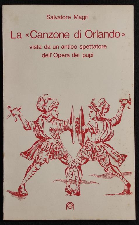 La "Canzone di Orlando" - S. Magri - Nuove Edizioni - 1974 - Salvatore Maugeri - copertina