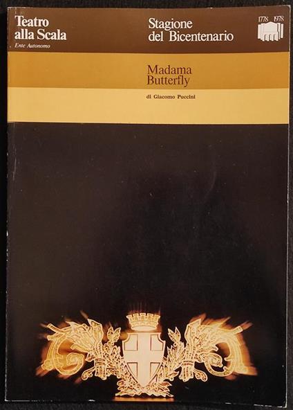 Madama Butterfly - G. Puccini - Teatro alla Scala - 1978 - Giacomo Puccini - copertina