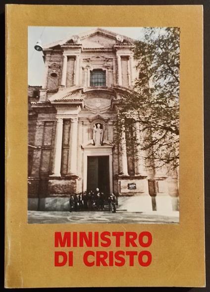 Ministro di Cristo - G. Grasso - La Morra 1981 - Giovanni Grasso - copertina