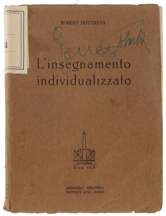 L' Insegnamento Individualizzato - Robert Dottrens - copertina