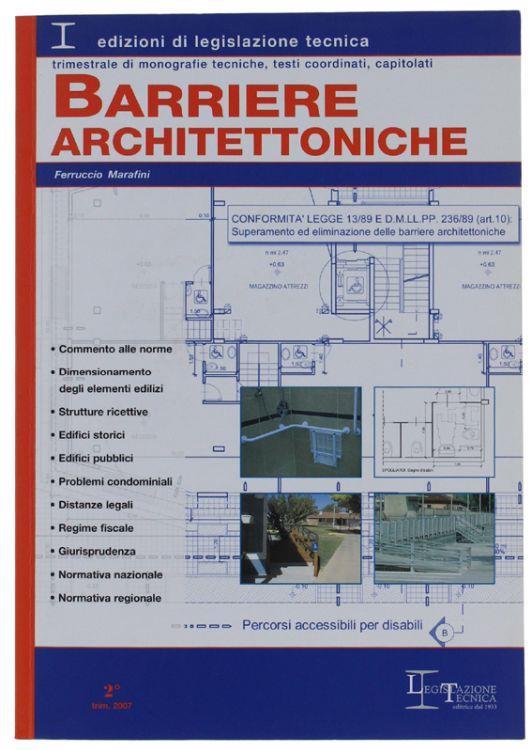 Barriere Architettoniche - Ferruccio Marafini - copertina