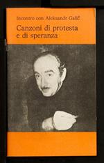 Canzoni di protesta e di speranza