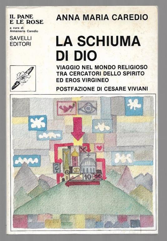 La schiuma di Dio – viaggio nel mondo religioso tra cercatori dello spirito ed eros virgineo - Anna Maria Caredio - copertina