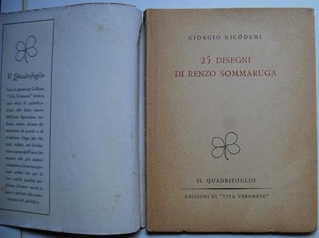 25 Disegni Di Renzo Sommaruga - Giorgio Nicodemi - copertina