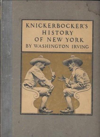 A history of New York from the beginning of the World to the end of the dutch dynasty (Una storia di New York dall'inizio del mondo alla fine della dinastia olandese) - Washington Irving - copertina