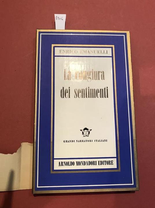 La congiura dei sentimenti - Enrico Emanuelli - copertina