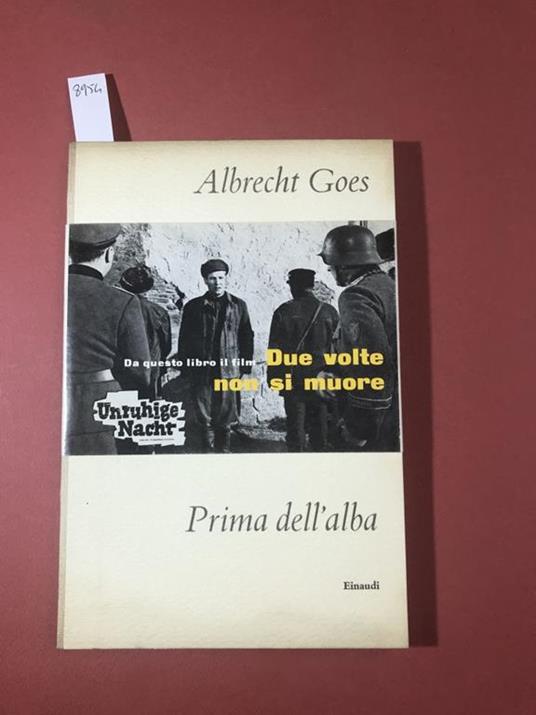 Prima dell'alba - Albrecht Goes - copertina