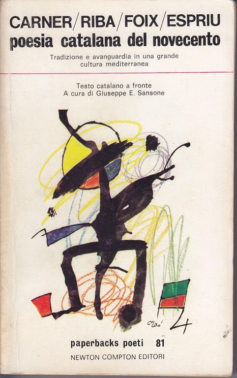 Poesia catalana del Novecento A cura di Giuseppe E. Sansone - Josep Carner - copertina