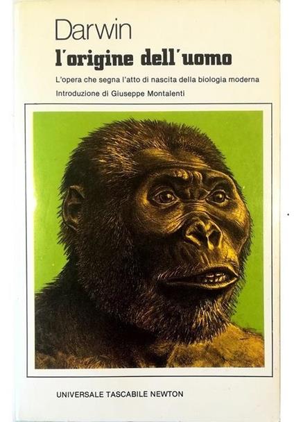 L' origine dell'uomo - Charles Darwin - copertina