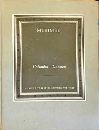 Colomba - Carmen - Prosper Mérimée - copertina