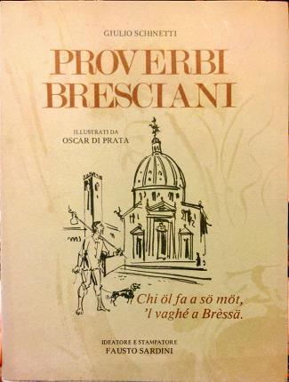 Proverbi bresciani - Giulio Schinetti - copertina