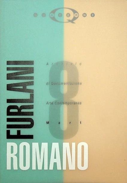 Romano Furlani - copertina