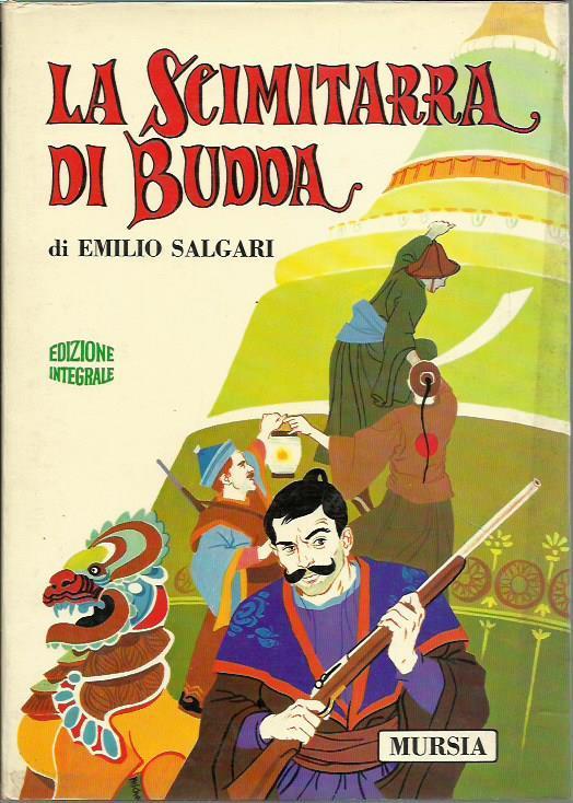 La scimitarra di Budda - Emilio Salgari - copertina