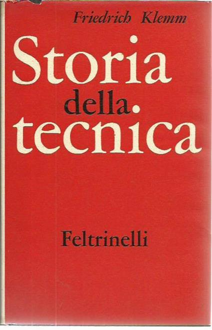 Storia della tecnica - Friedrich Klemm - copertina