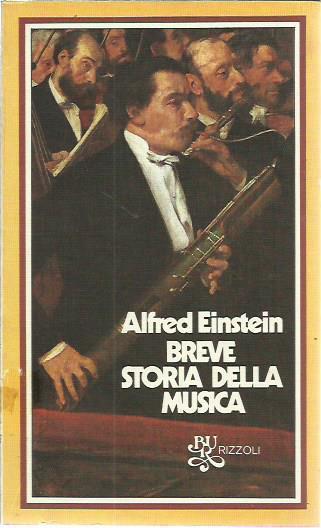 Breve storia della musica - Alfred Einstein - copertina