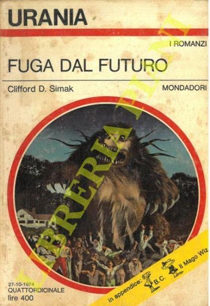 Fuga dal futuro - Clifford D. Simak - copertina