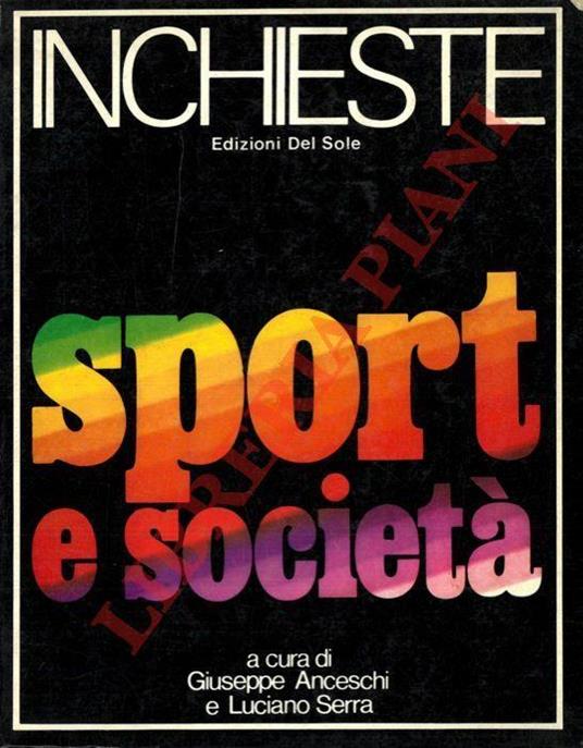 Sport e società - Giuseppe Anceschi - copertina