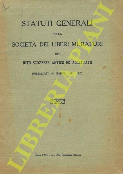 Rituali dei lavori dell'ordine degli antichi liberi accettati muratori (A.L.A.M.) - Salvatore Farina - copertina