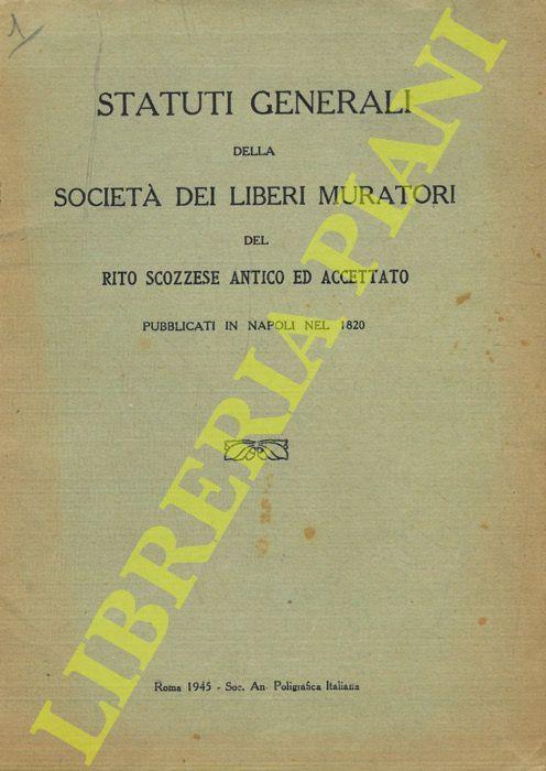 Rituali dei lavori dell'ordine degli antichi liberi accettati muratori (A.L.A.M.) - Salvatore Farina - copertina