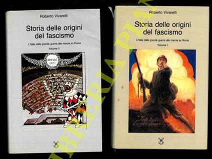 Storia delle origini del fascismo. L’Italia dalla grande guerra alla marcia su Roma - Roberto Vivarelli - copertina