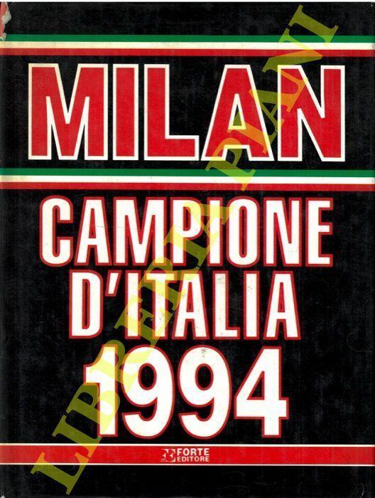 Milan campione d'Italia 1994 - copertina