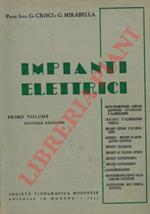 Impianti elettrici. Primo volume